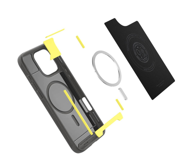 Spigen Rugged Armor Mag Magsafe do iPhone 16 Pro Grey - 1279648 - zdjęcie 4